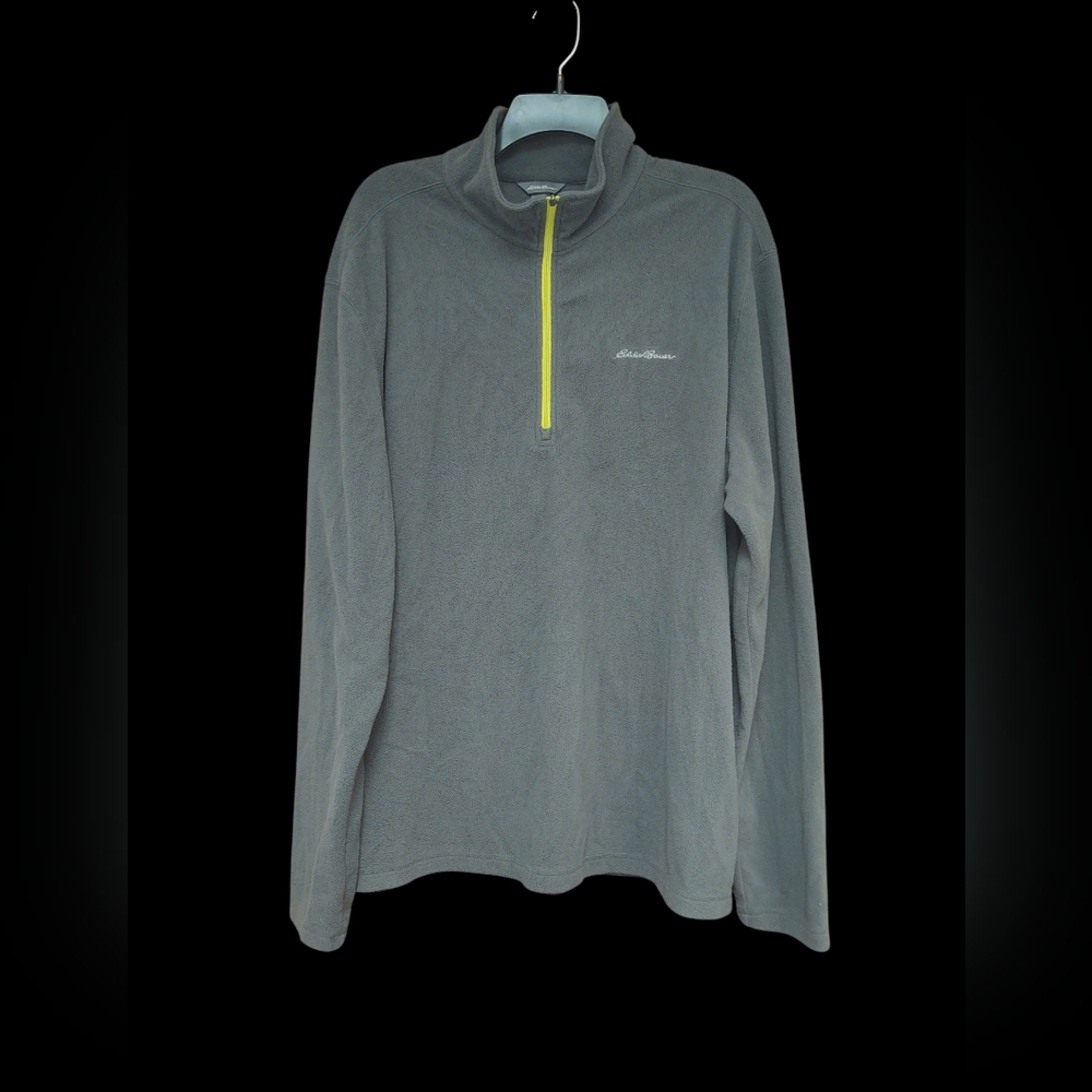 Preloved Eddie Bauer Quarter Zip Lightweight Fleece Pullover Size Tall XL